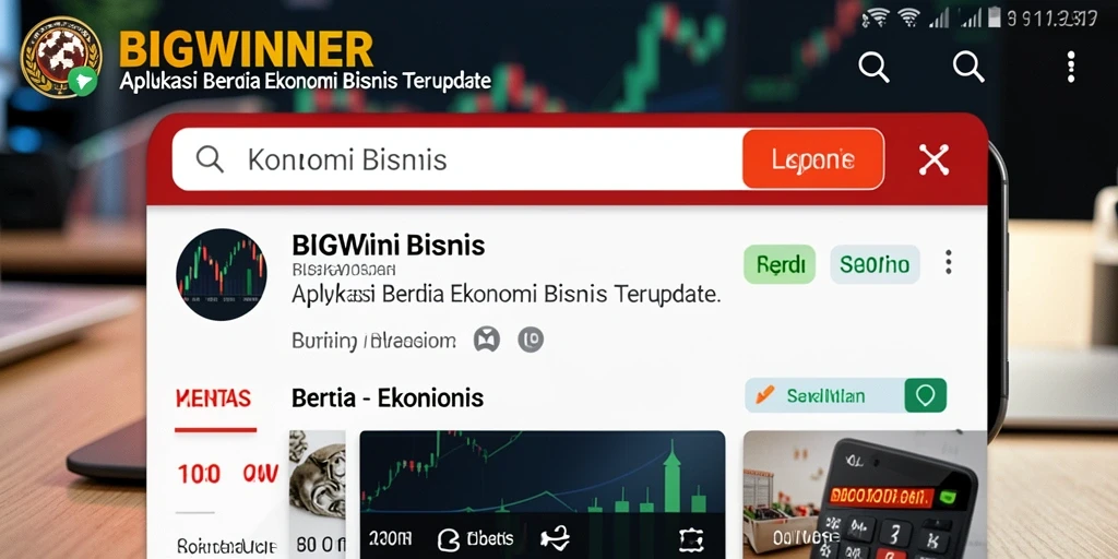 Antarmuka aplikasi BIGWINNER yang intuitif dan informatif.